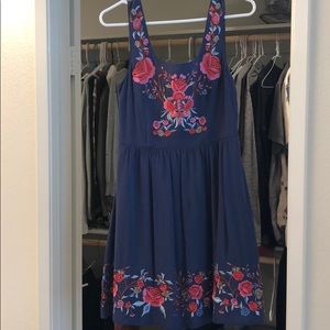 Blue Floral Dress